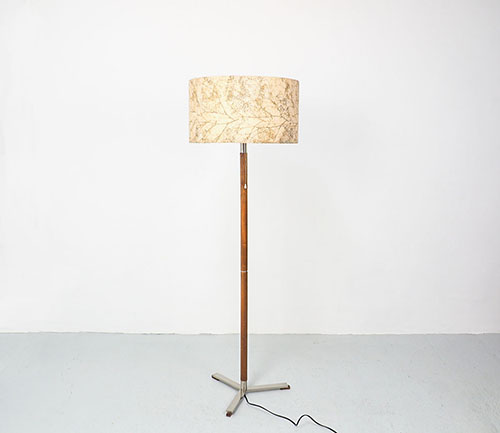 Vintage vloer houten design lamp1