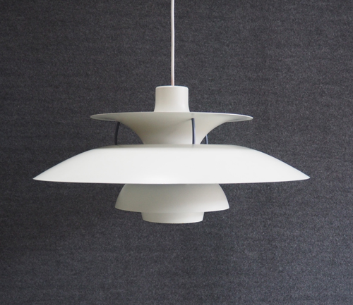 1.PH5wit7 Vintage design lamp: Louis Poulsen PH5 - hanglamptweedehands, louis poulsen, ph5, vintage design lamp, tweedehands lamp