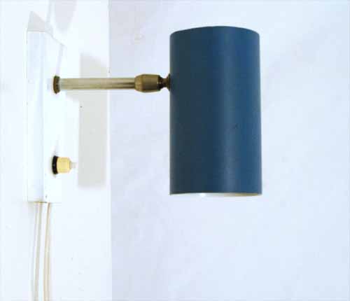 anviablauwwand2 Wandlampje cilinderraak, anvia, wandlampje, cilinder, jaren 50