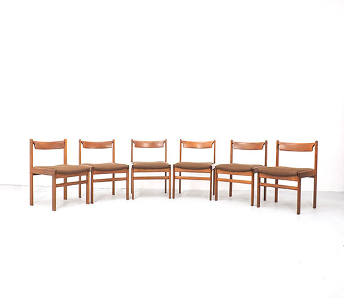 braminset4 Bramin set teak eettafel stoelen, H.W. KleinDeens desig, Mid- century modern, Bramin, Bramin møbler,  vintage, vintage stoelen, teak eettafel stoelen, teak stoelen,  H.W. Klein,  jaren 60. 