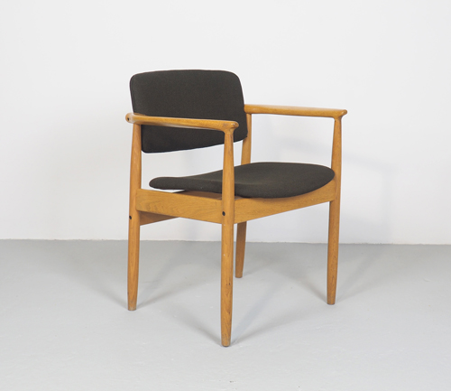 Jaren 60 houten Deens design stoel