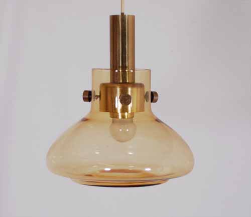 raakglasgeel1 Raak glazen retro hanglampjeShop for Design, design, 2e hands meubels, 2e hands design, vintage, retro, jaren 50, jaren 60, mid-century, jaren 70, jaren 80, jaren 90, deens design, lamp, Raak, hanglamp