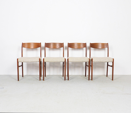 setcremeteak1 4 Deens design teak stoelen, 1960'sDeens design,teak stoelen, 1960&#39;s, vintage stoelen, Deens design stoelen,