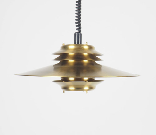 zwaarmessing2 Deens design messing hanglamp, 1960'sDeens design, messing hanglamp, 1960&#39;s, vintage hanglamp, deens design hanglamp, danish design, mid-century design, interior design, elle decoration, scandinavian design, vintage lightning